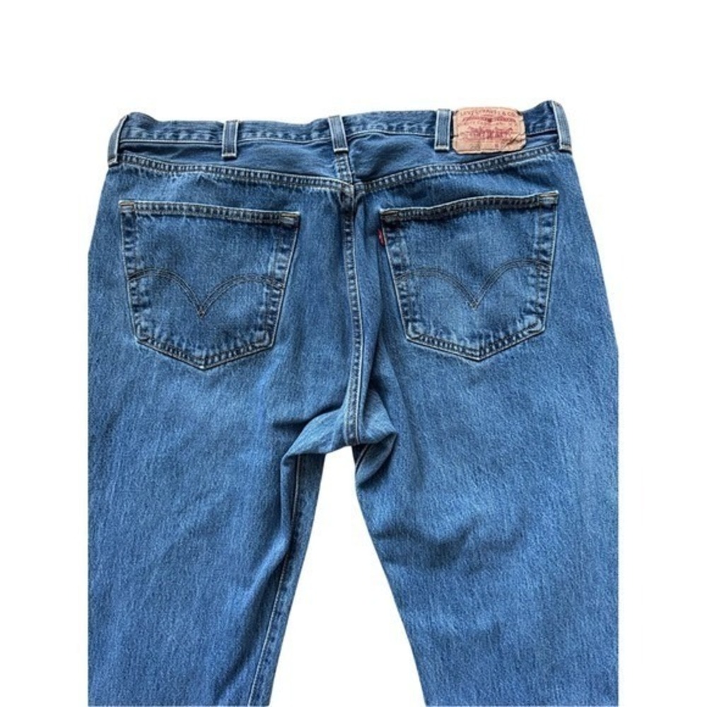 Levi's 501 Button Fly Jeans 40x30 Straight Leg 100% Cotton Faded Denim